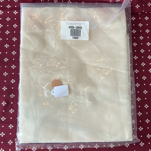 NIP Longaberger Canvas Apron - Picture 2 of 4